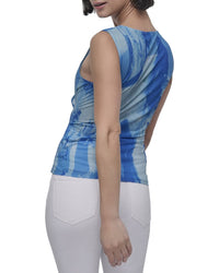 Dkny Printed Surplice Top