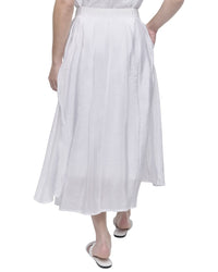 Dkny Tech Poplin Zip Front Skirt