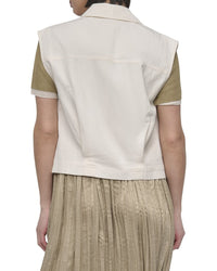 Dkny Tumble Twill Vest