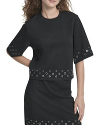 Dkny Ponte Knit Top