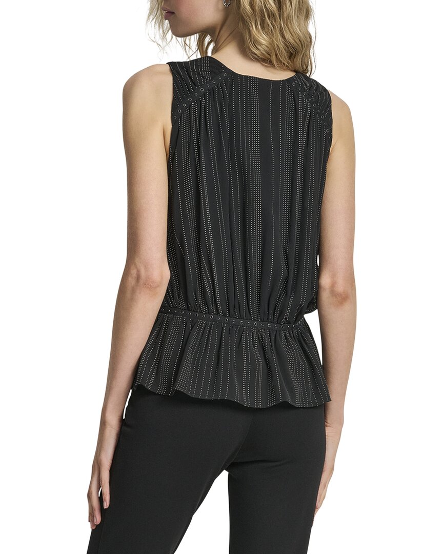 Dkny Silver Studded Top
