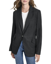 Dkny Zigzag Stretch Blazer