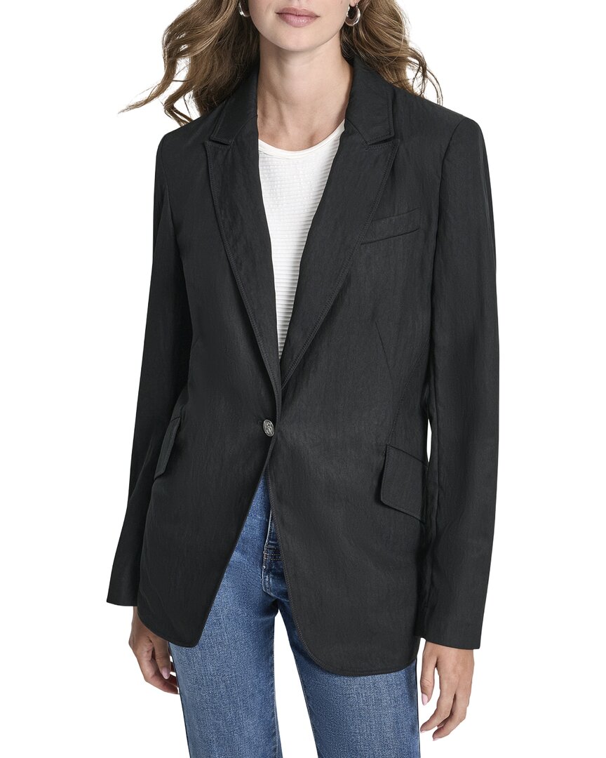 Dkny Zigzag Stretch Blazer
