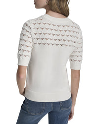 Dkny Yoke Sweater Top