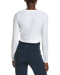 Beyond Yoga Featherweight Center Stage Cropped Shirt