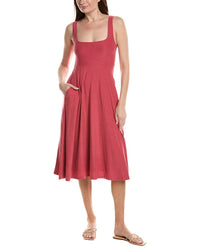 Beyond Yoga Featherweight At The Ready Square Neck Midi Dress