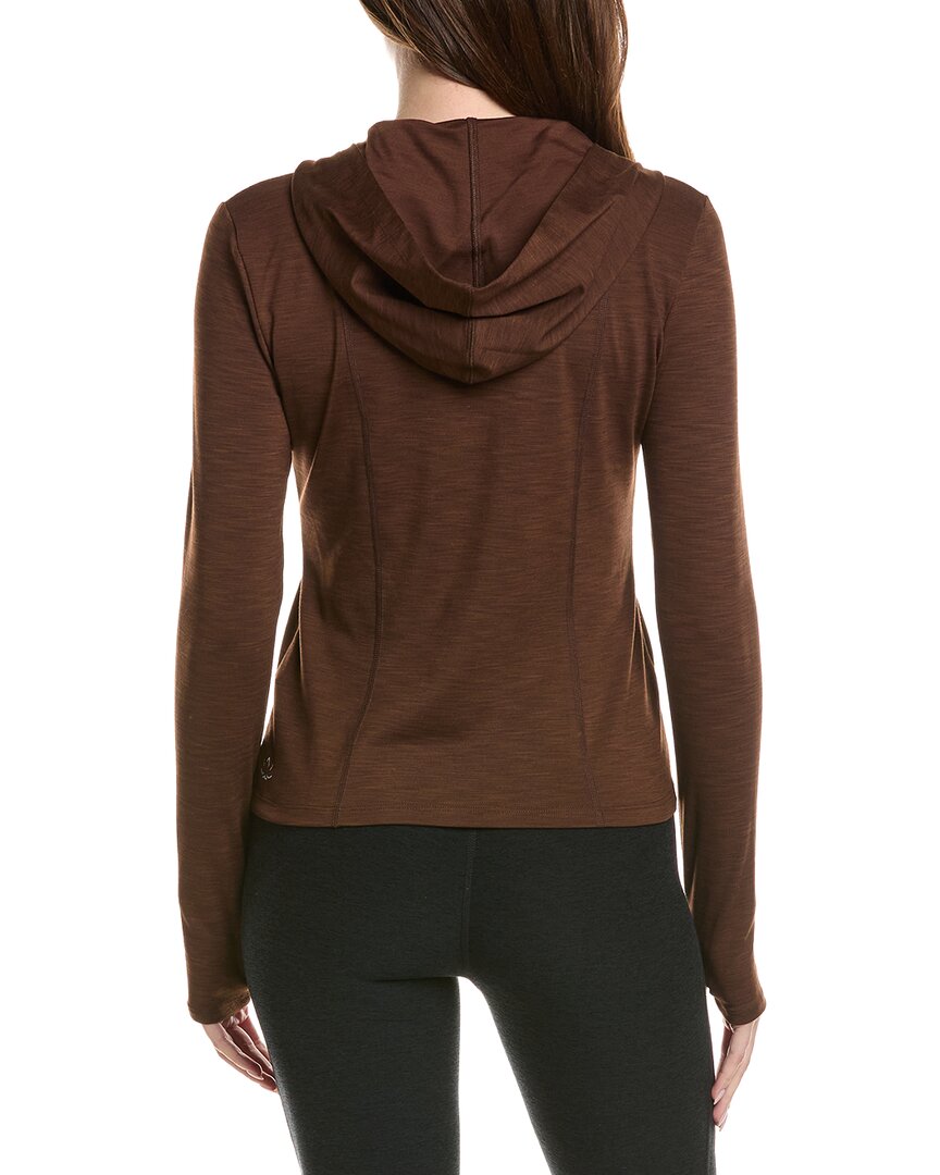 Beyond Yoga Heather Rib Morning Jog Hoodie