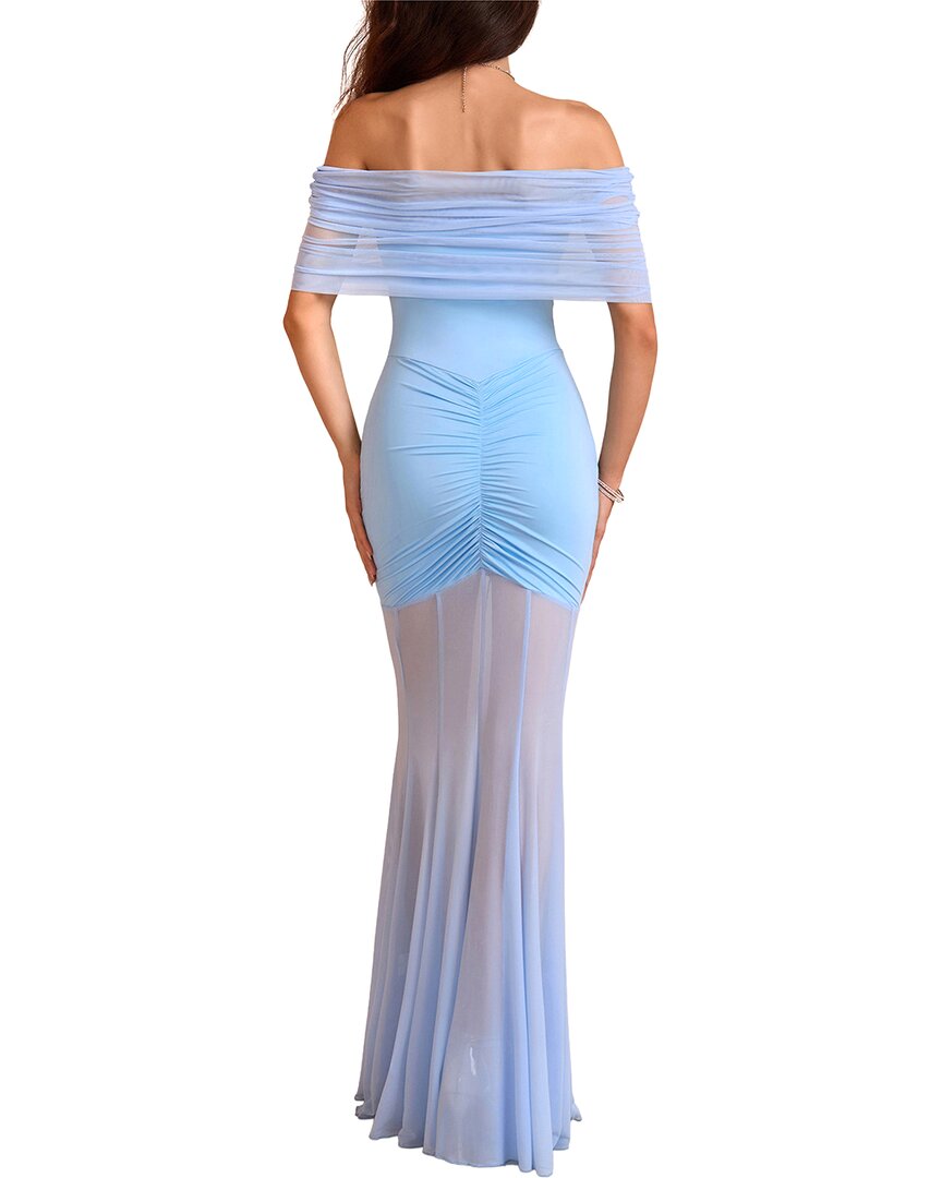 Amanda Royal Amanda Royal Off-The-Shoulder Maxi Dress