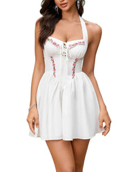 Amanda Royal Mini Dress