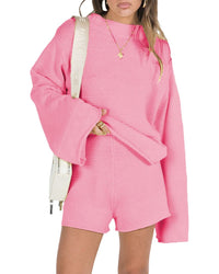 Bella Desert 2Pc Sweater & Short Set
