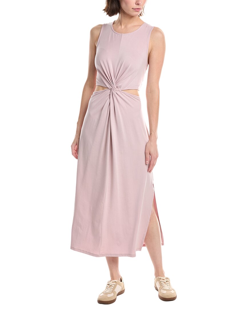Beyond Yoga Around The World Front Twist Maxi Dress