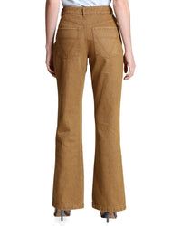 Avec Les Filles Patch Pocket Flare Jean