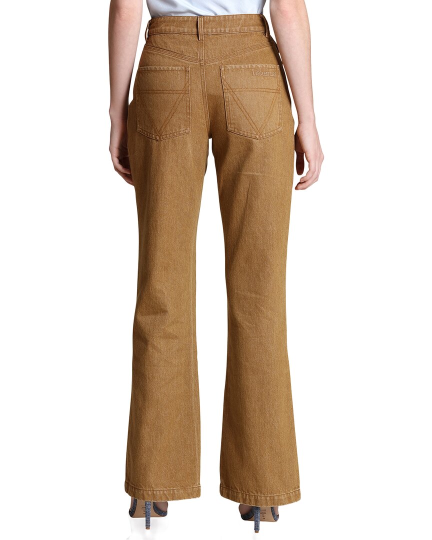 Avec Les Filles Patch Pocket Flare Jean