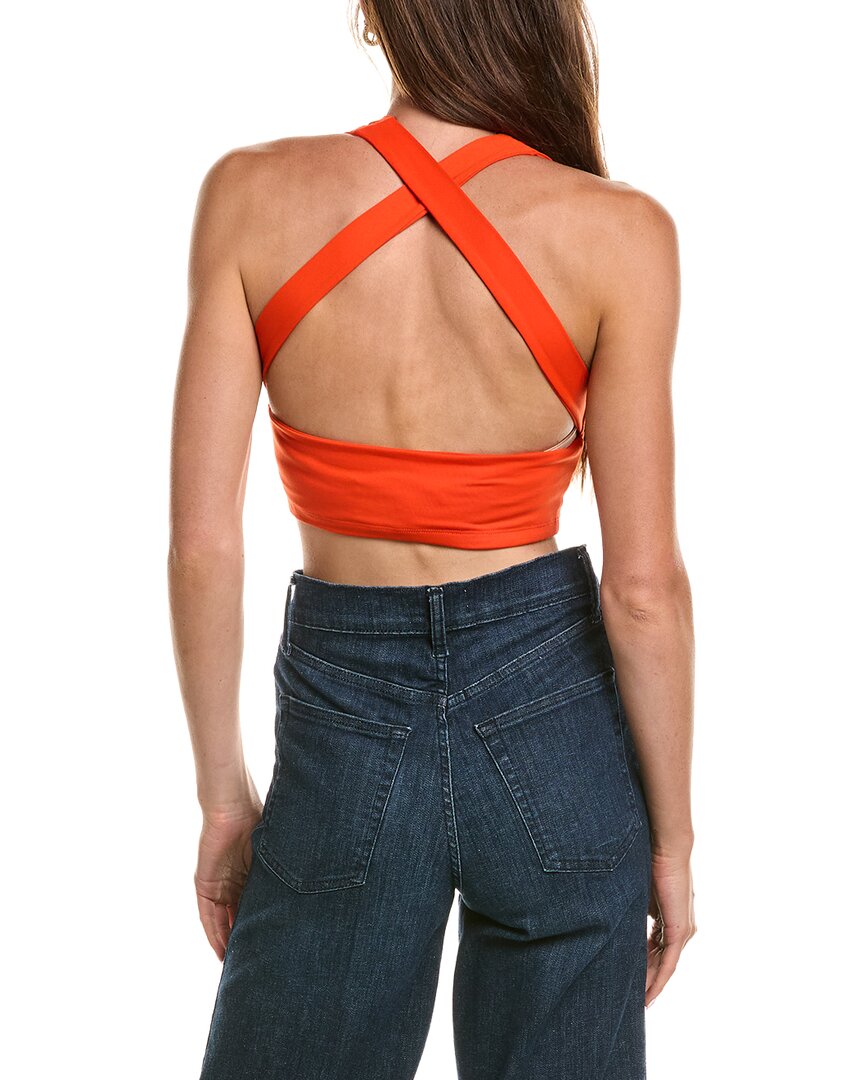 susana monaco Susana Monaco Deep V Cross Back Tank