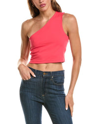 susana monaco Susana Monaco One-Shoulder Strap Back Top