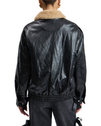 Avec Les Filles Effect Collar Jacket