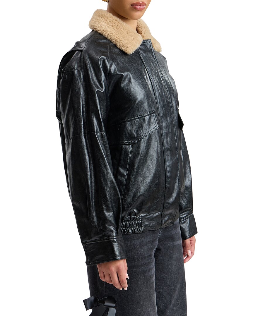 Avec Les Filles Effect Collar Jacket