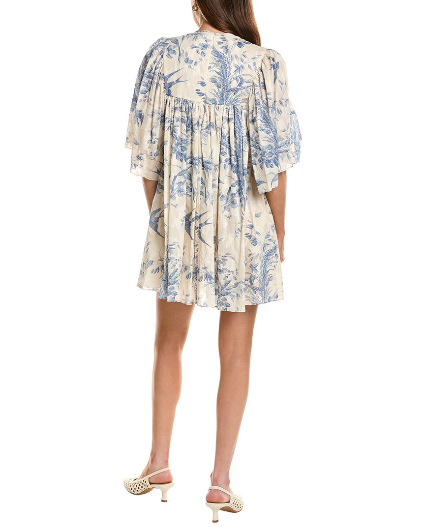 Red Valentino Printed Fil Coupe Mini Dress