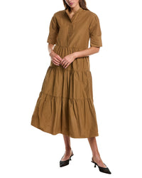 Red Valentino Tiered Midi Dress