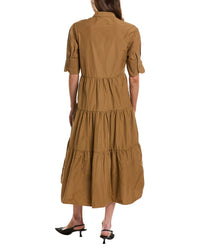 Red Valentino Tiered Midi Dress