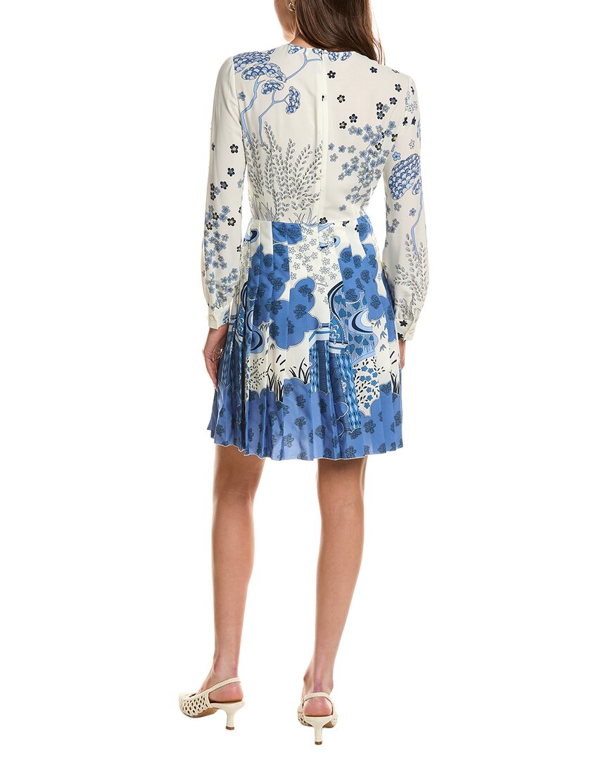 Red Valentino Pleated Skirt Mini Dress