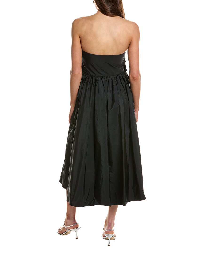 Red Valentino Taffeta Bow Midi Dress