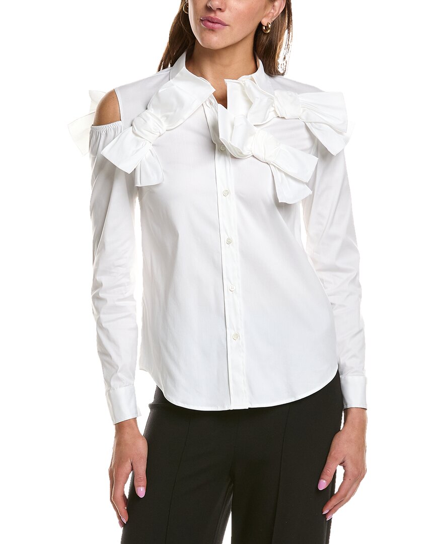 Red Valentino Bow Blouse