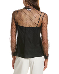 Red Valentino Net Lace Blouse