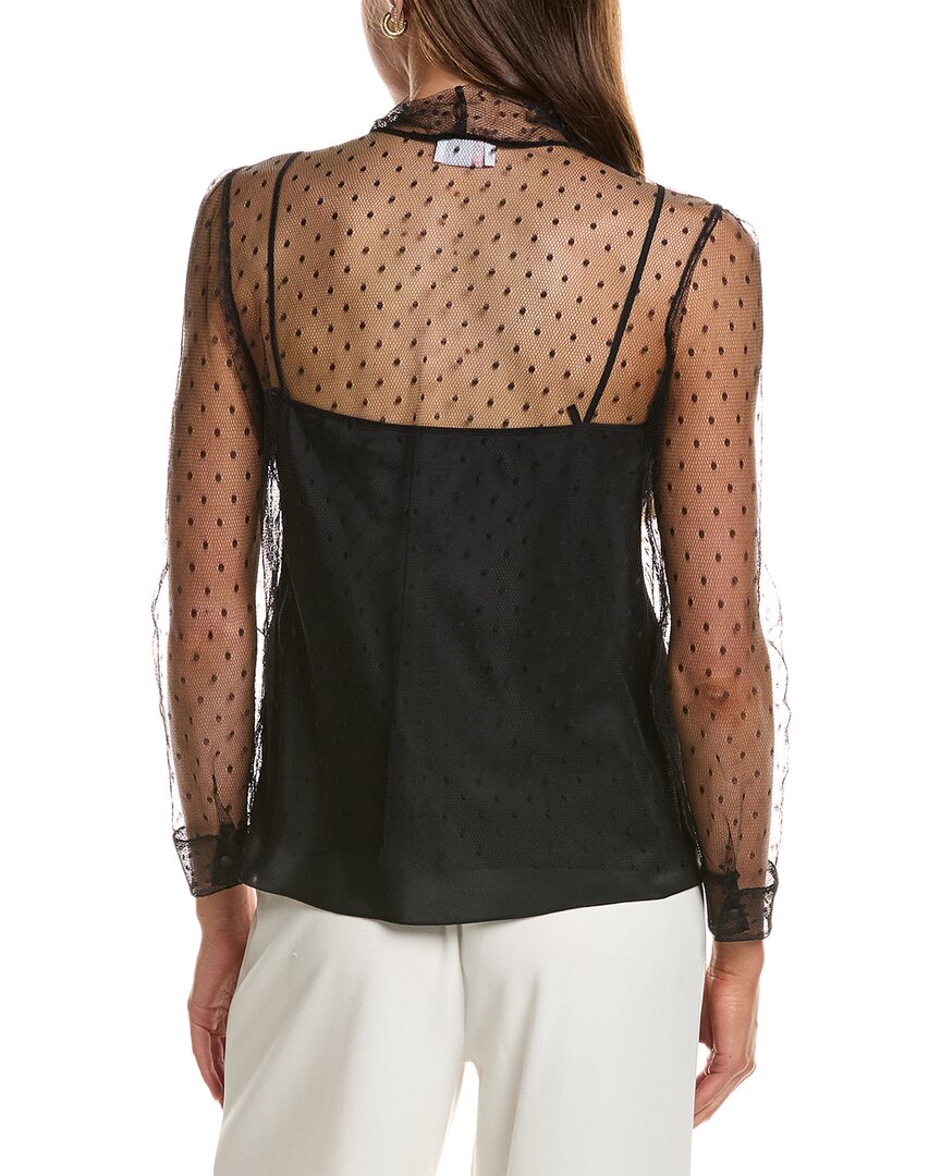 Red Valentino Net Lace Blouse