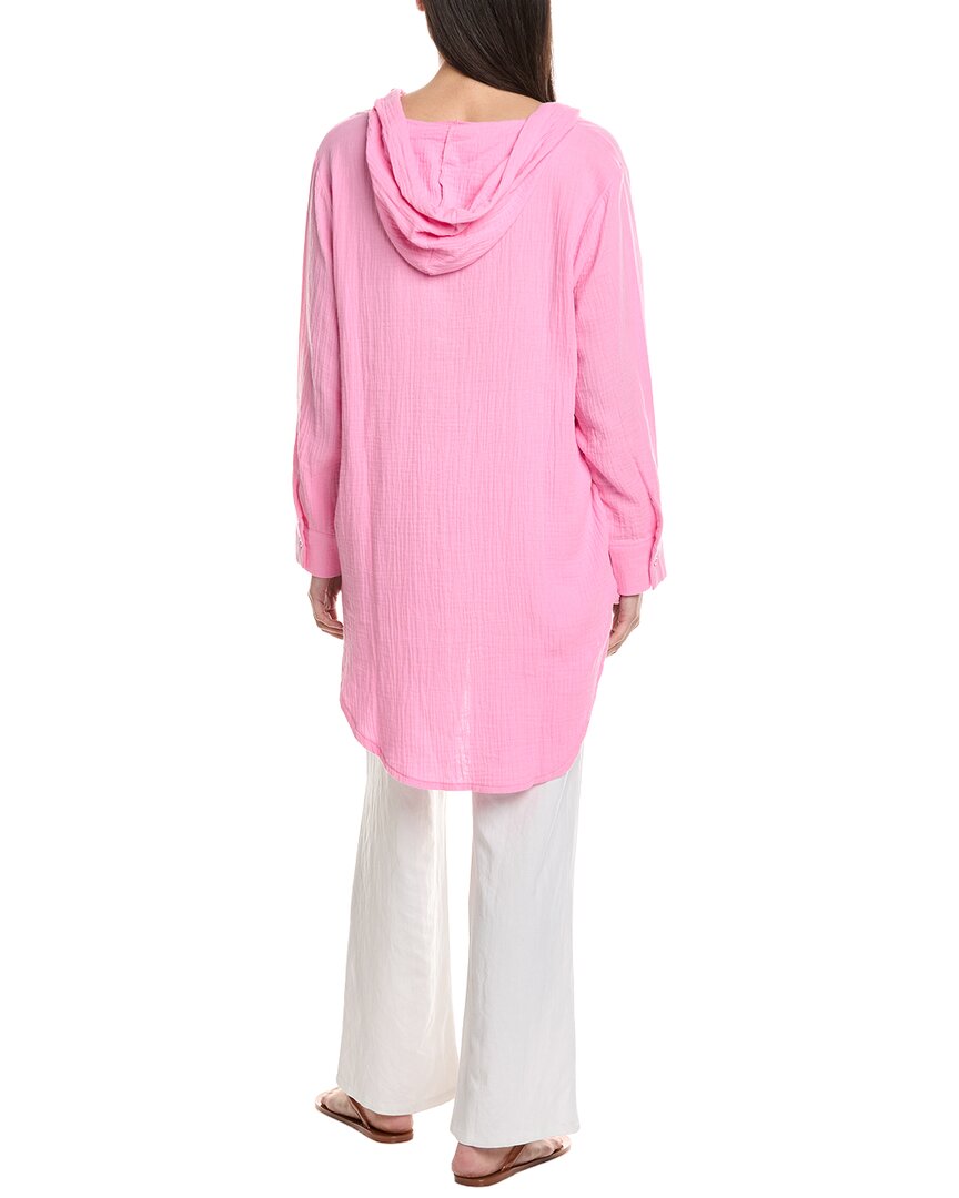 Nicole Miller Nicole Miller Crinkle Chiffon Button Down Shirtdress