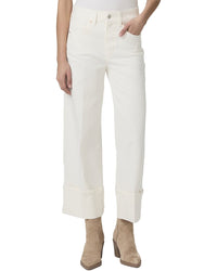 Paige Sasha Tonal Ecru Ankle Jean