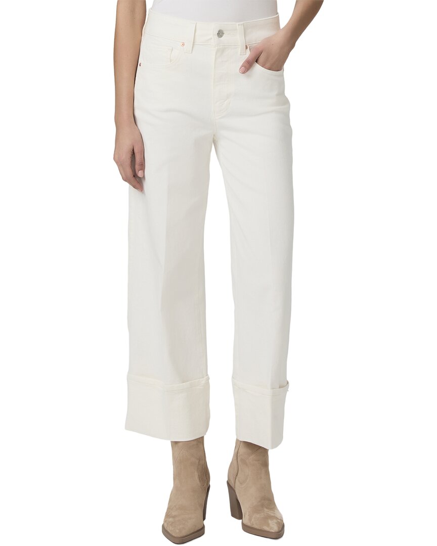 Paige Sasha Tonal Ecru Ankle Jean