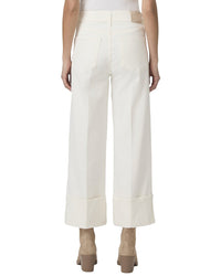 Paige Sasha Tonal Ecru Ankle Jean