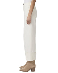 Paige Sasha Tonal Ecru Ankle Jean
