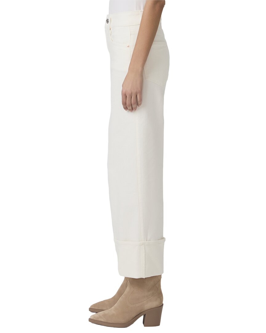 Paige Sasha Tonal Ecru Ankle Jean