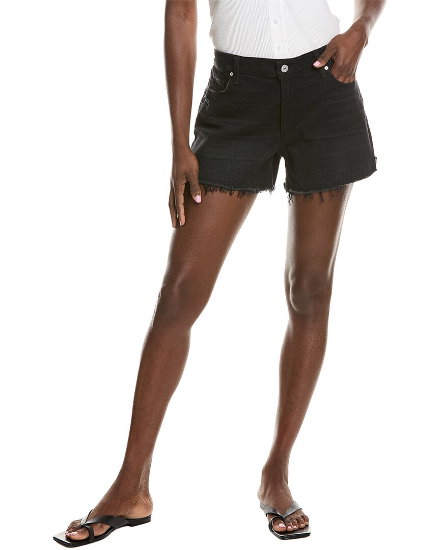 Paige Dylan Onyx Cloud Distressed Short