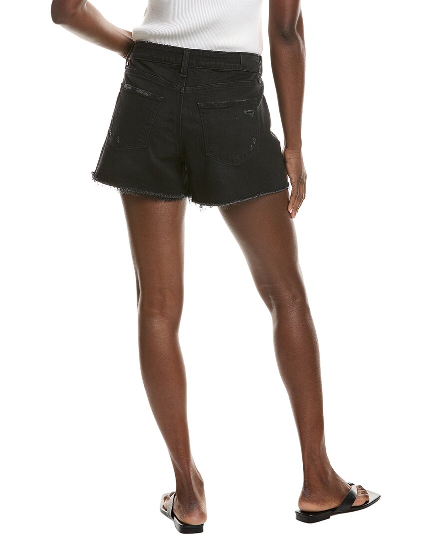 Paige Dylan Onyx Cloud Distressed Short