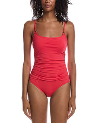 Anne Cole Anne Cole Shirred Mallot One-Piece