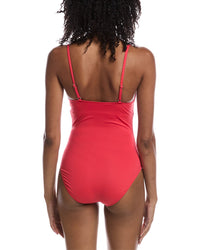 Anne Cole Anne Cole Shirred Mallot One-Piece