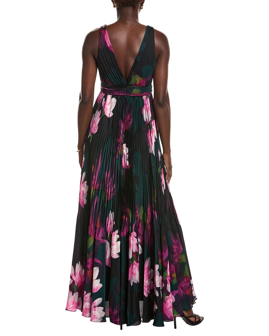 Ungaro Vera Deep V-Neck Maxi Dress