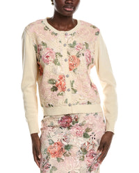Ungaro Shani Printed Wool-Blend Sweater