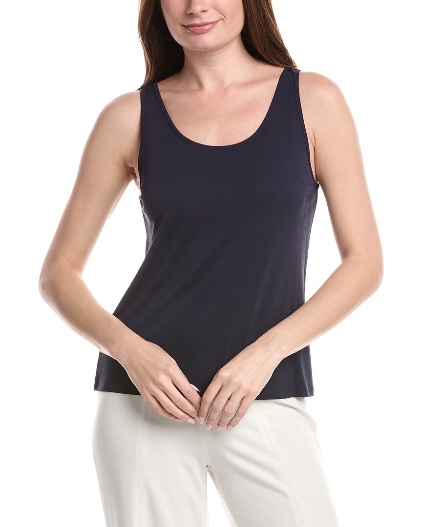 Eileen Fisher Silk Scoop Neck Slim Tank