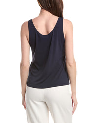 Eileen Fisher Silk Scoop Neck Slim Tank