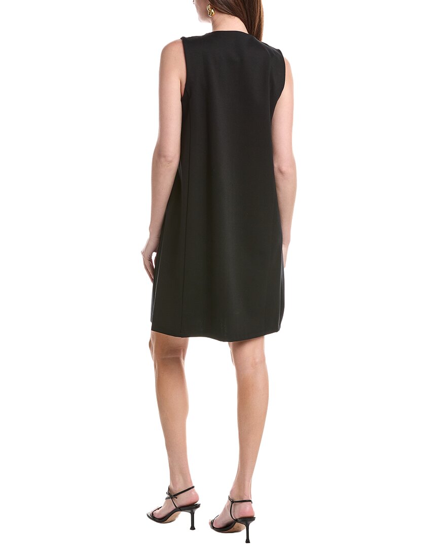 Eileen Fisher Split Neck Shift Dress