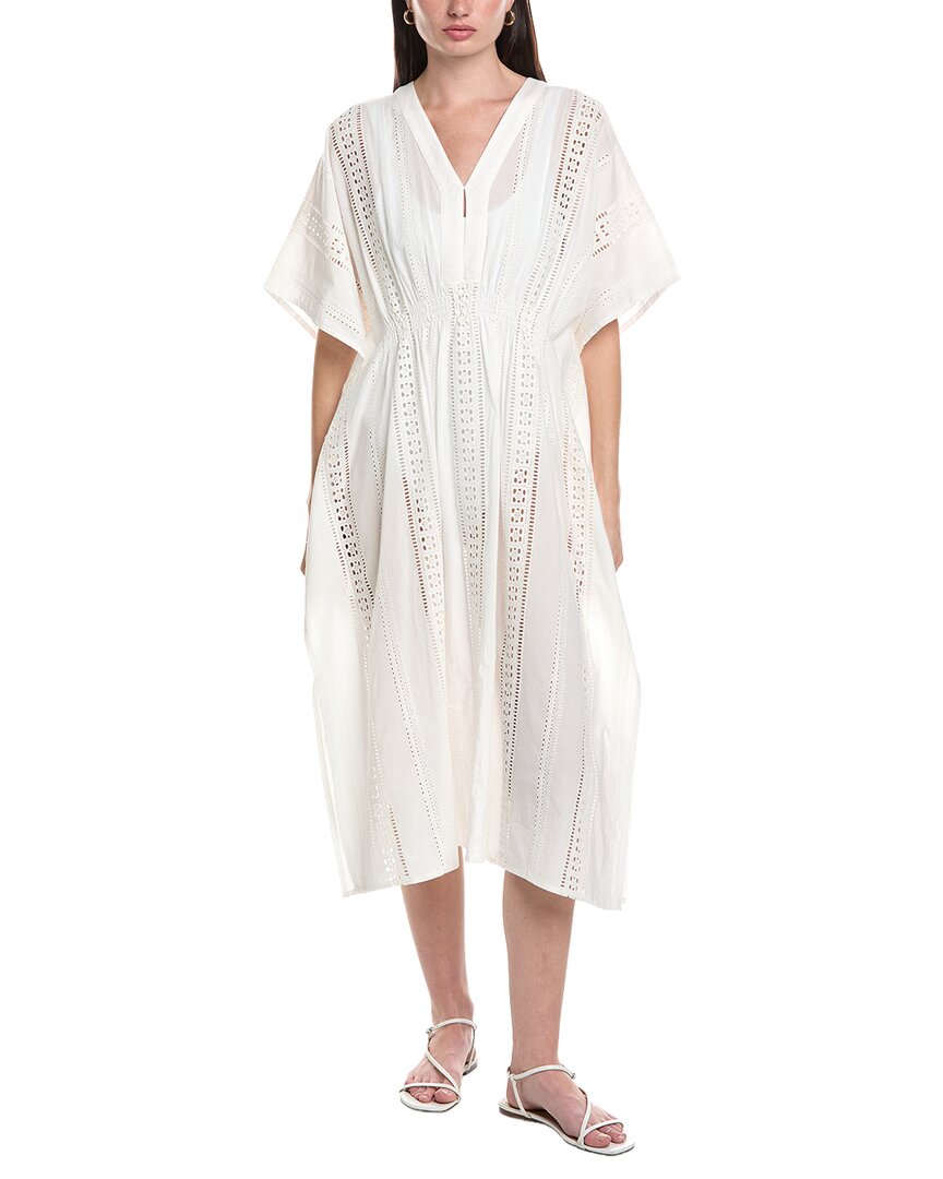 Echo Eyelet Maxi Caftan