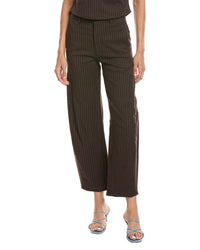 Dl1961 Miro Brown Blue Stripe Barrel Leg Jean