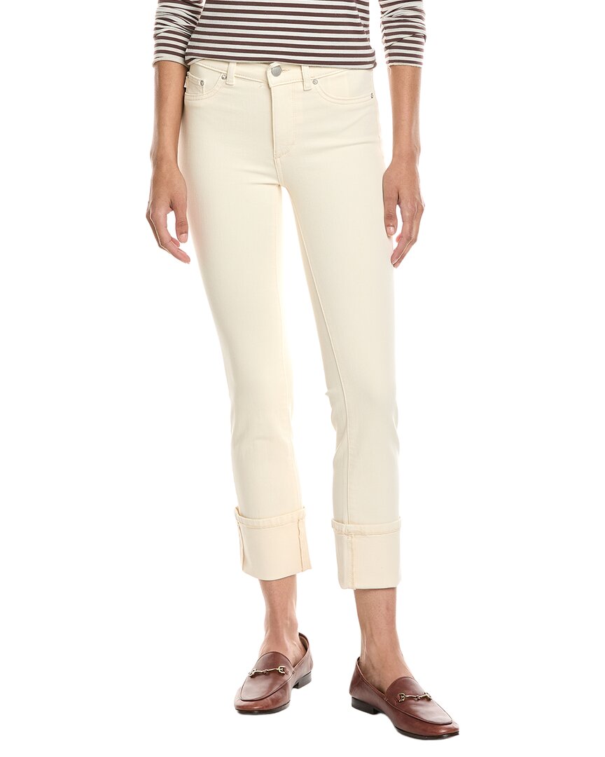 Dl1961 Mara Ankle Crema Cuffed Straight Jean