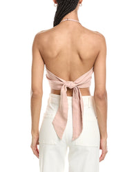 Dl1961 Tie Back Linen Top