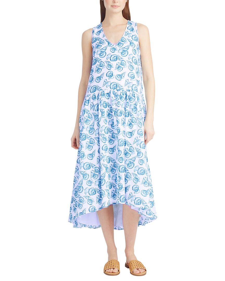 Draper James Skipper V-Neck Midi Dress