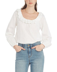 Draper James Reyna Long-Sleeve Top